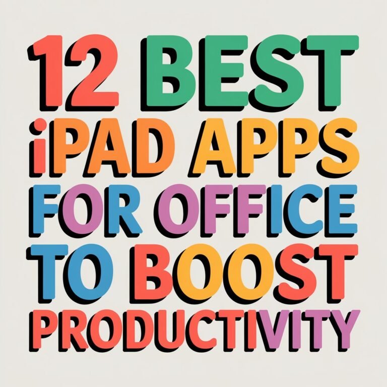 12 Best Ipad Apps for Office to Boost Productivity