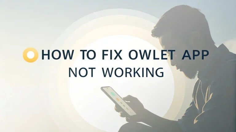 How to Fix Owlet App Not Working – Comprehensive Solutions