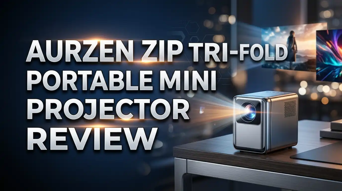 Aurzen Zip Tri-Fold Portable Mini Projector Review 2026: Is This Worth It?